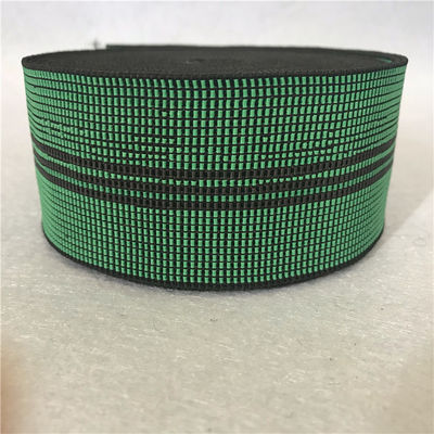 Chine Sangle élastique verte de la largeur 50mm avec 3 lignes nombre noires 350B# fournisseur