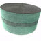 Sangle en caoutchouc élastique de tapisserie d'ameublement de 3 fils couverte par pouce pour le sofa de fonction dans la couleur verte 460B# fournisseur