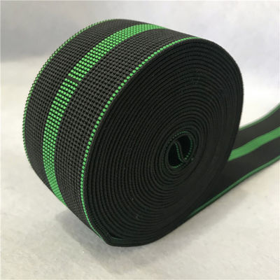Chine utilisation noire réfléchie de couleur de la largeur 50mm de sangle de polyester pour le siège de sofa fournisseur