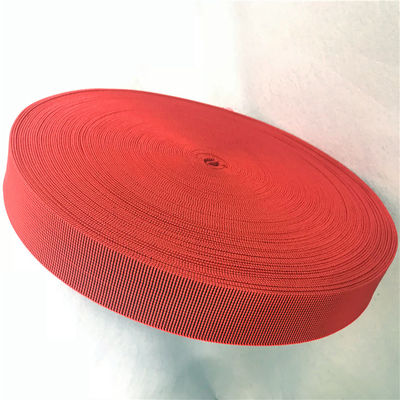 Chine Type extérieur de couverture de meubles sangle élastique de tapisserie d'ameublement dans la couleur rouge fournisseur