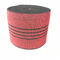 3 élongation élastique du rouge 50%-60% de largeur de la sangle 70mm de sofa de pouce avec les lignes noires fournisseur