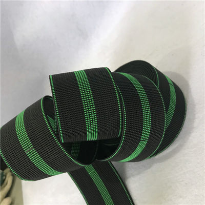 utilisation noire de haute résistance de couleur de la largeur 50mm de sangle de polypropylène pour le sofa fournisseur
