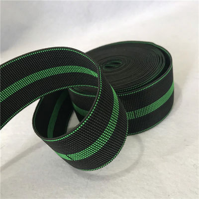 utilisation noire de haute résistance de couleur de la largeur 50mm de sangle de polypropylène pour le sofa fournisseur