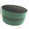 Sangle en caoutchouc élastique de tapisserie d'ameublement de 3 fils couverte par pouce pour le sofa de fonction dans la couleur verte 460B# fournisseur